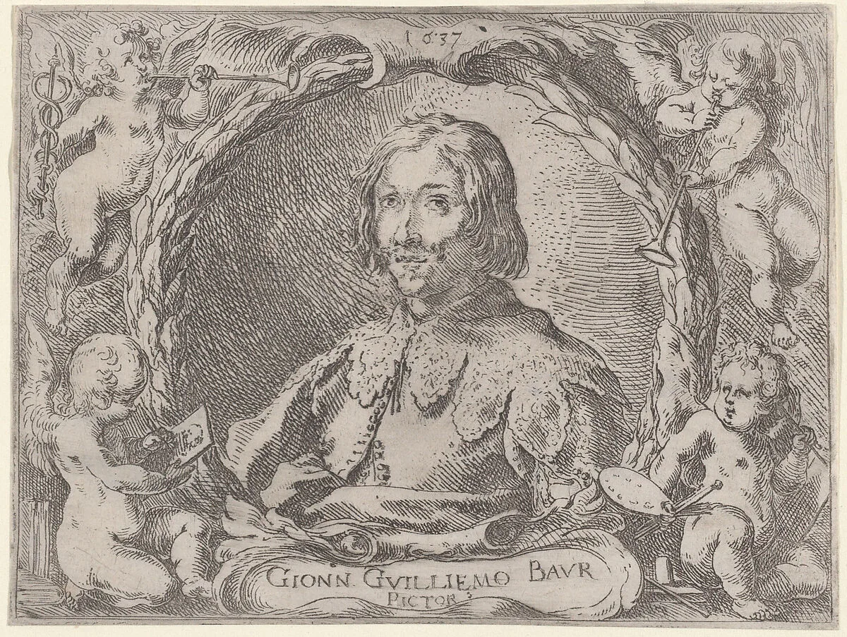 Self-portrait — Johann Wilhelm Baur|Johann Wilhelm Baur