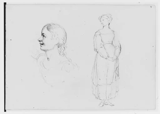 Bust and Full Length Figure (from Sketchbook)