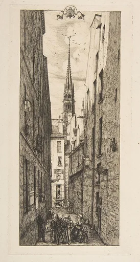 La Rue des Chantres (Rue des Chantres, Paris)