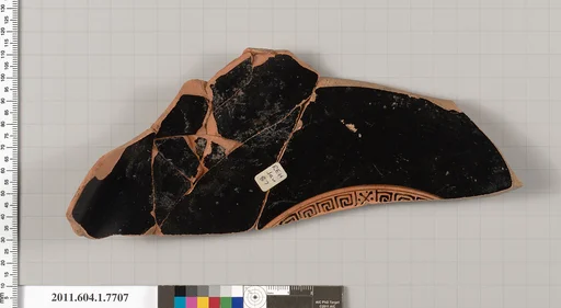 Terracotta fragment of a kylix (drinking cup)