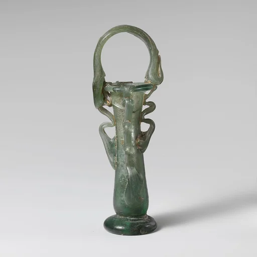 Glass cosmetic flask (kohl tube)