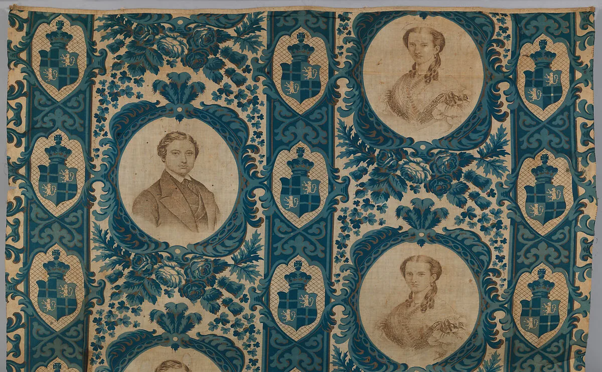 Piece of printed cotton — Unknown