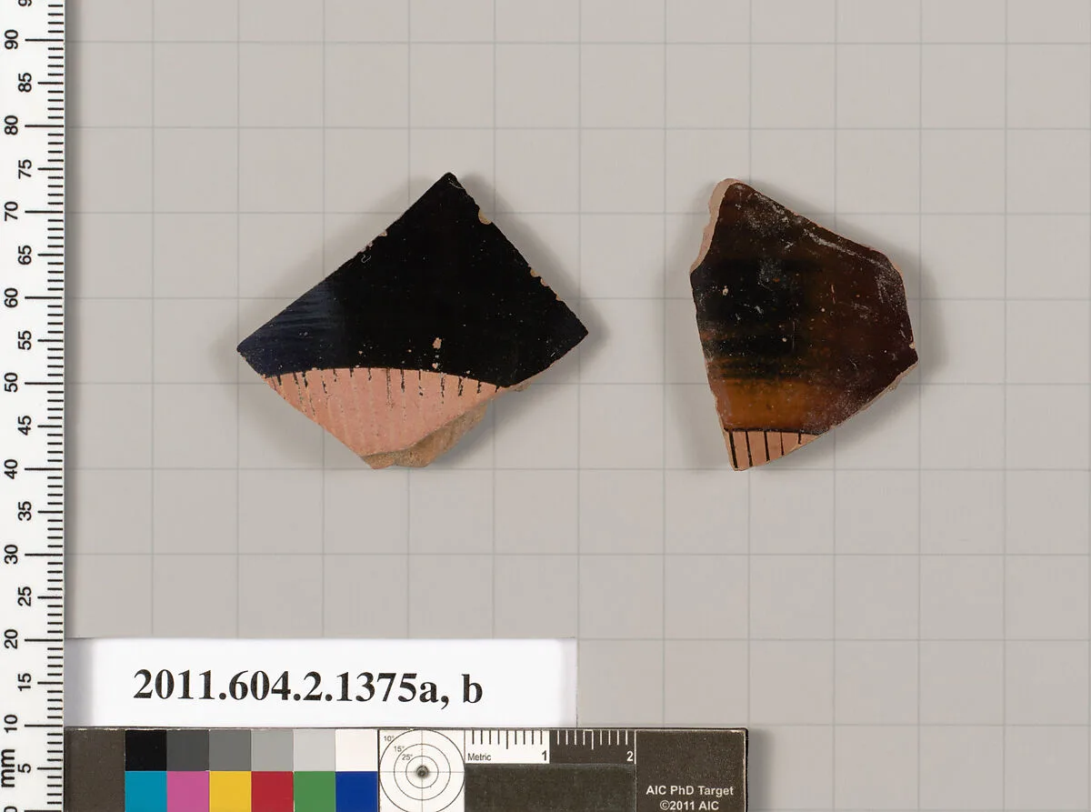 Terracotta fragments of skyphoi (deep drinking cups) — Unknown