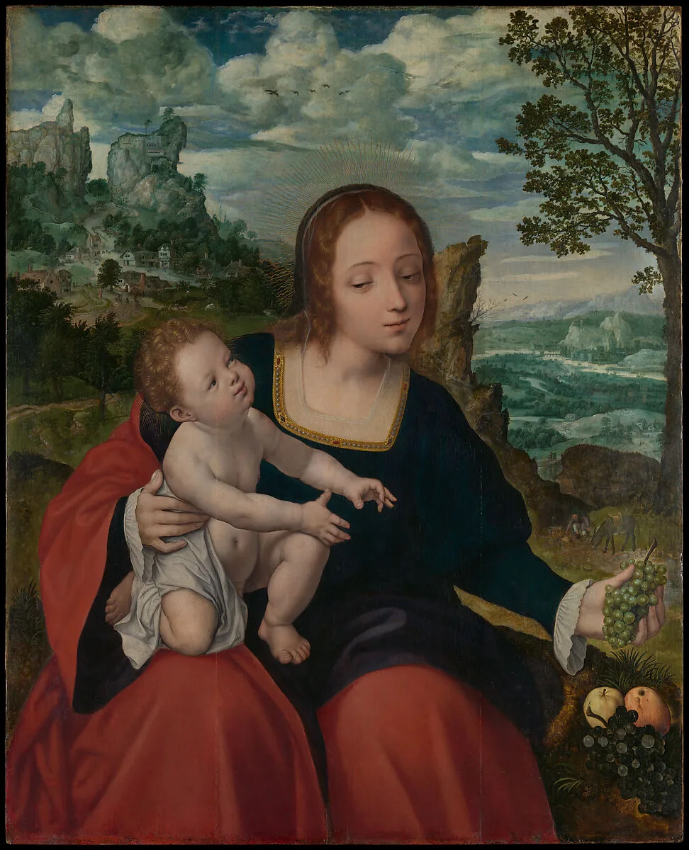 The Rest on the Flight into Egypt — Jan Massys|Master of the Liège Disciples at Emmaus