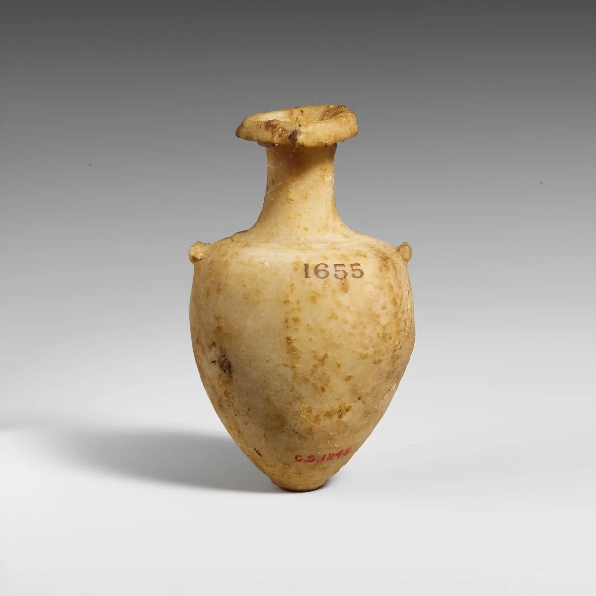 Miniature alabaster amphora (jar) — Unknown