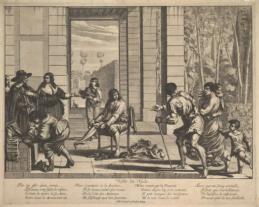 Clothing Beggars, from "Acts of Mercy"