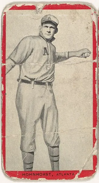 Hohnhorst, Atlanta, Southern Association, from the Baseball Players (Red Borders) series (T210) issued by Old Mill Cigarettes — Old Mill Cigarettes, Virginia