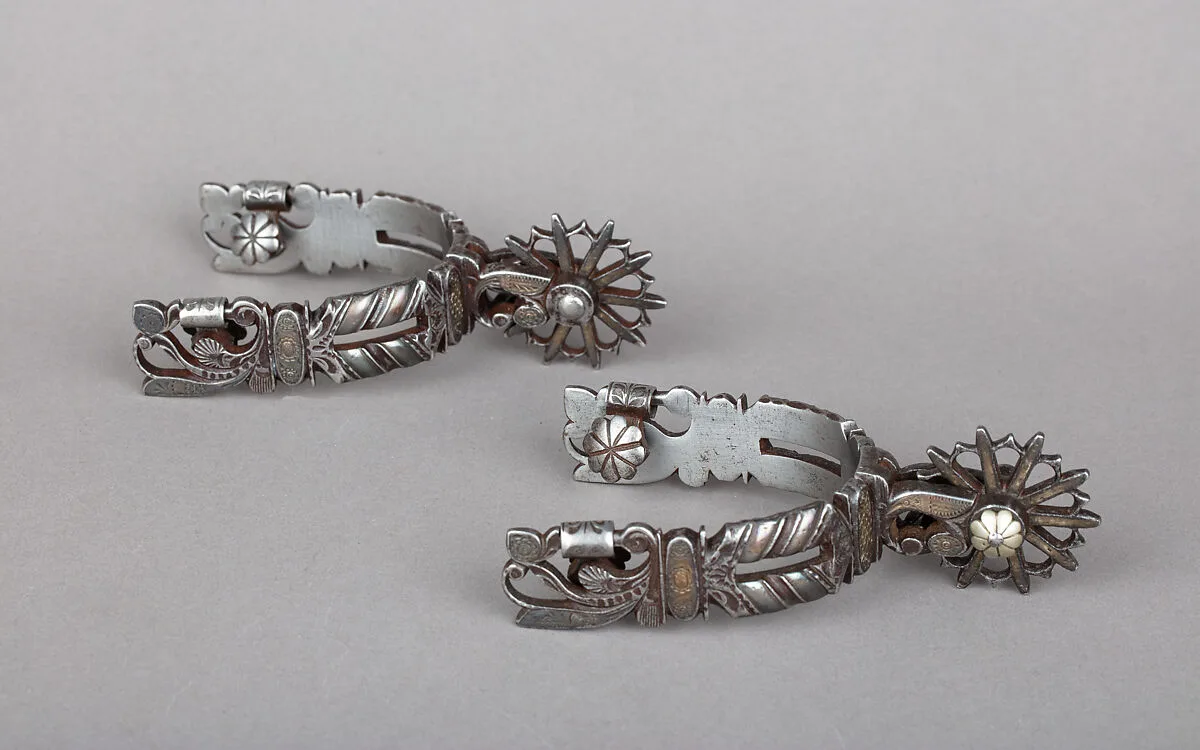 Pair of Rowel Spurs — Unknown