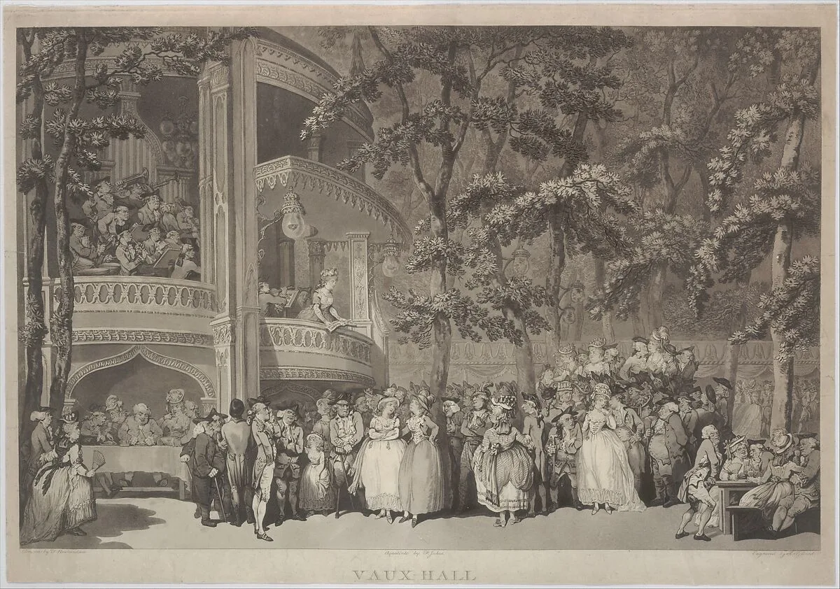 Vaux-hall — Thomas Rowlandson|Robert Pollard|Francis Jukes|John Raphael Smith