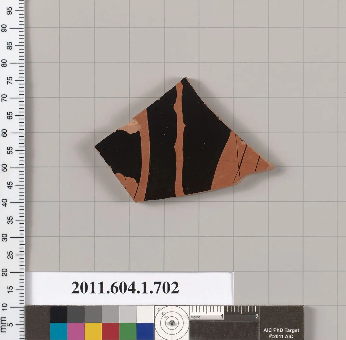 Terracotta fragment of a kylix (drinking cup) — Unknown