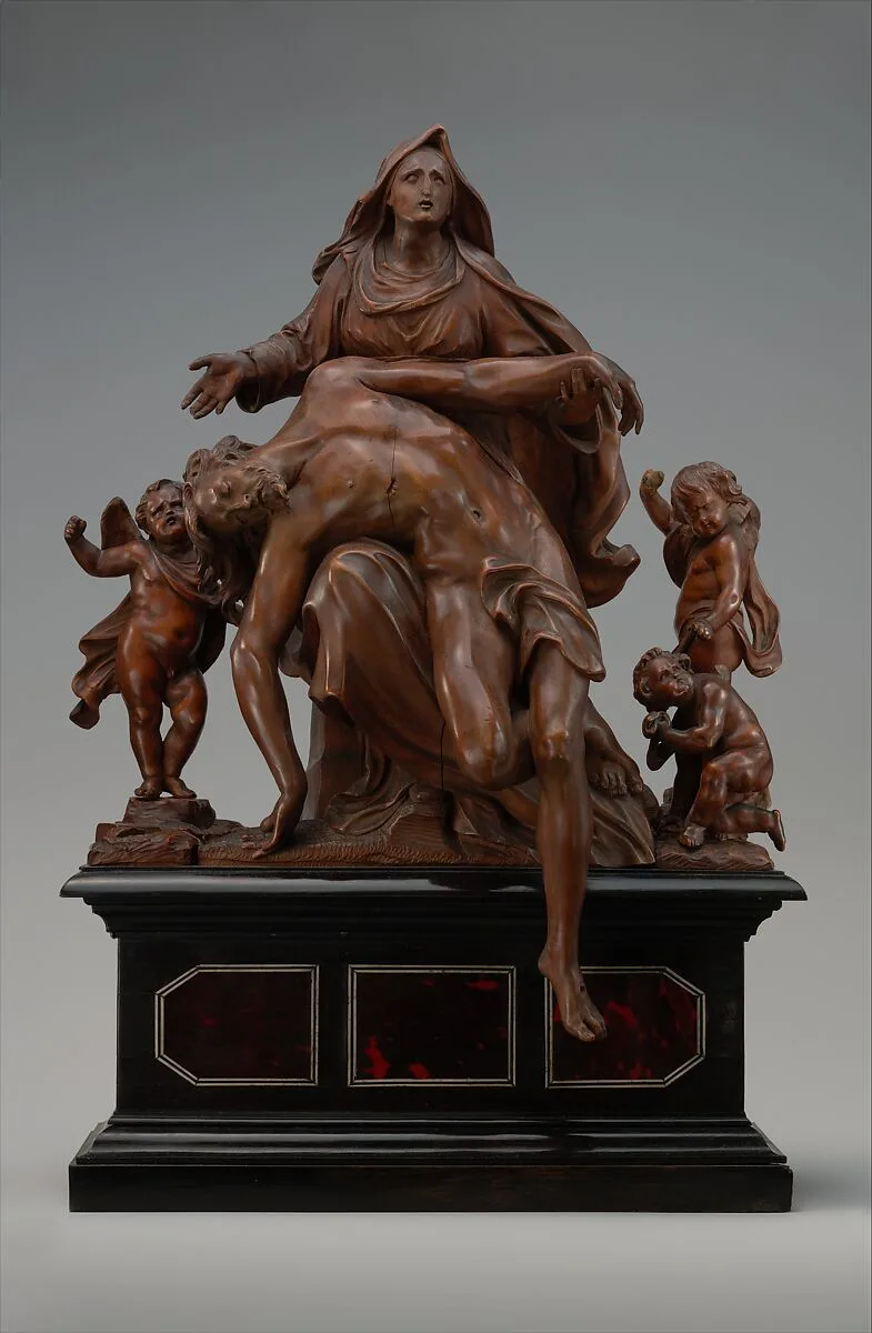 Pietà with Sorrowing Angels — Mattheus van Beveren