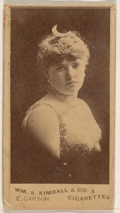Emma Carson, from the Actresses series (N203) issued by Wm. S. Kimball & Co. — William S. Kimball & Company