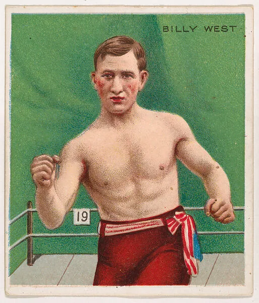 Billy West, Boxing, from Mecca & Hassan Champion Athlete and Prize Fighter collection, 1910 — Mecca Cigarettes