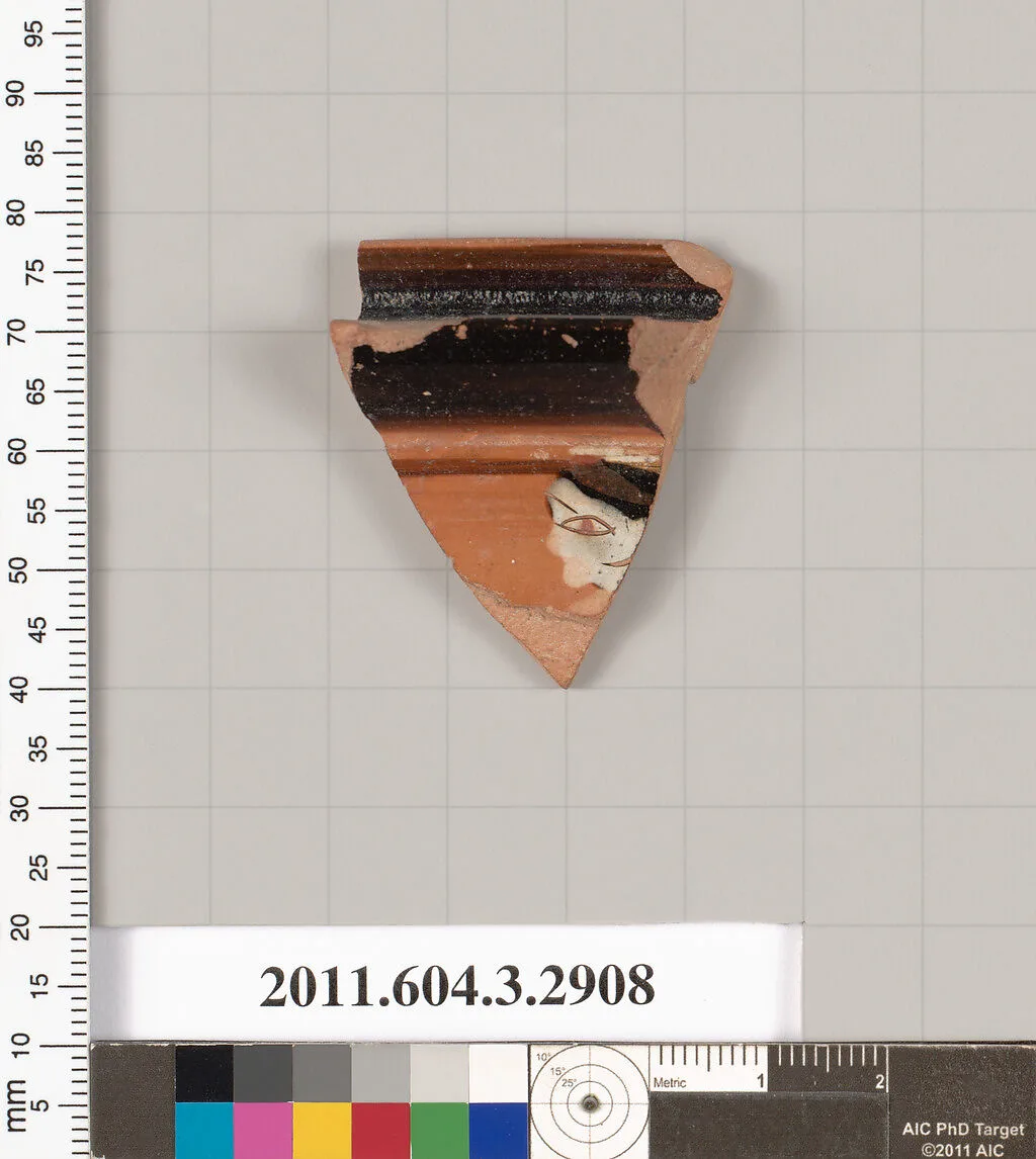 Terracotta fragment of a pyxis (box)? — Unknown