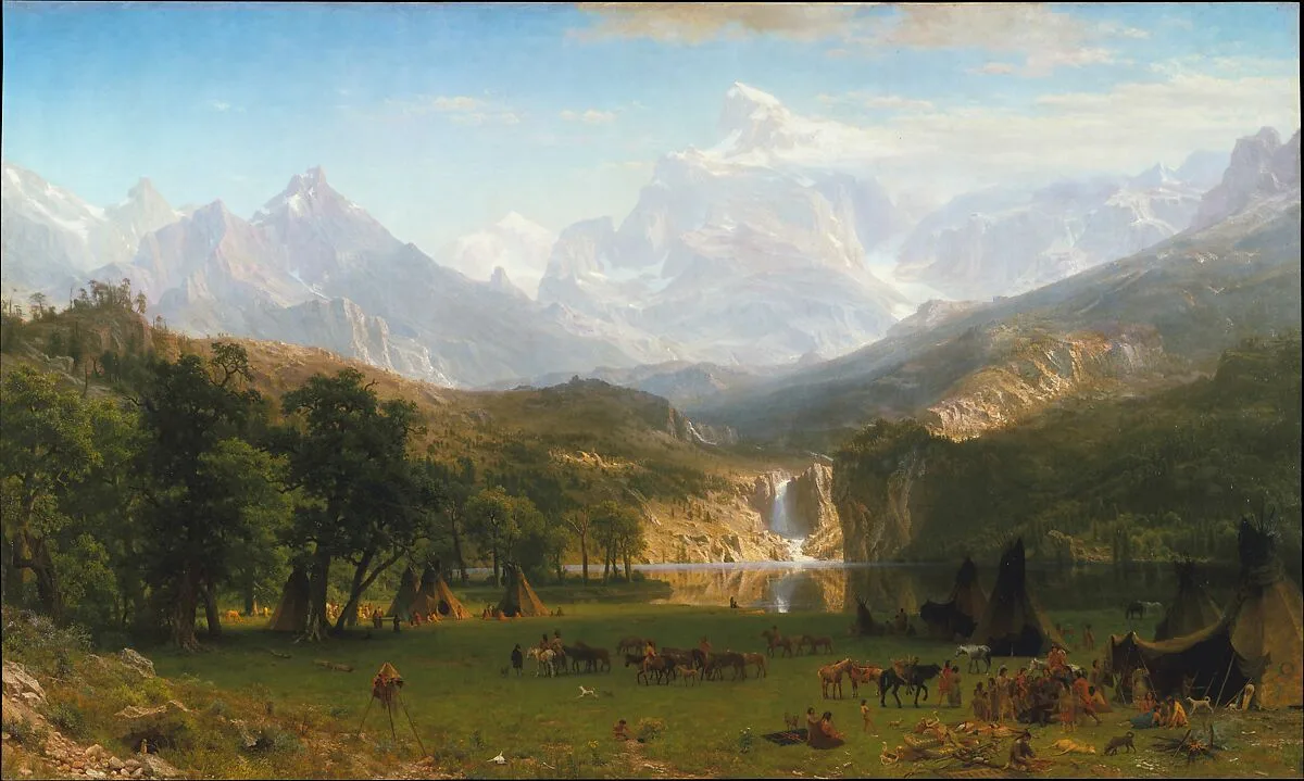 The Rocky Mountains, Lander's Peak — Albert Bierstadt