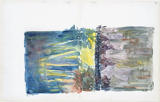 Large Boston Public Garden Sketchbook: A crowd watching fireworks