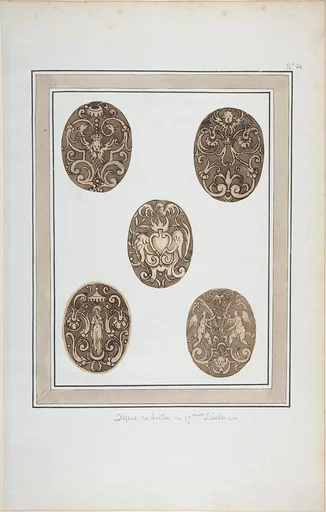 Oval Ornament Designs for Boxes