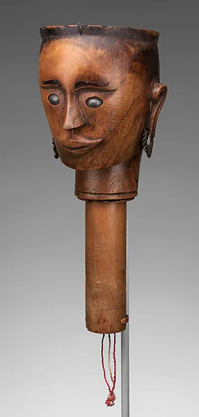 Si gale-gale (puppet head) — Toba Batak artist(s)