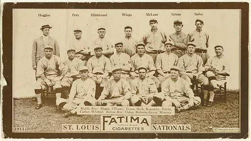St. Louis Cardinals, National League, from the "Baseball Team" series (T200), issued by Liggett & Myers Tobacco Company to promote Fatima Turkish Blend Cigarettes