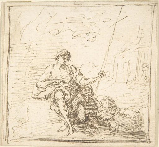 John the Baptist with a Lamb in the Wilderness