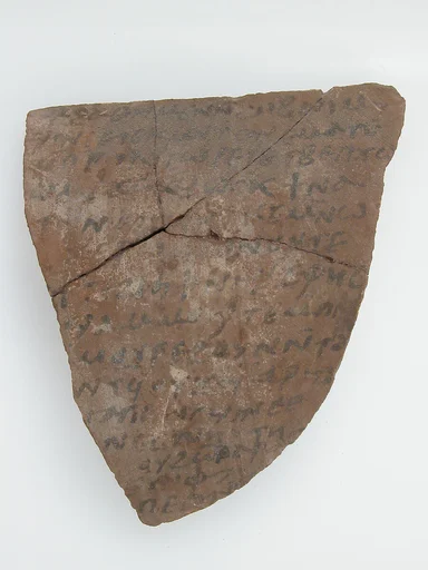 Ostrakon with a Letter from Pesenthius to Epiphanius