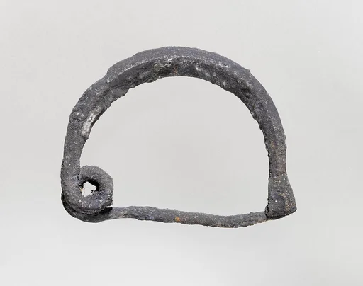 Silver fibula (safety pin)