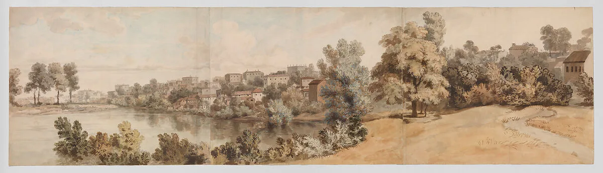 Italianate River Landscape — William Taverner