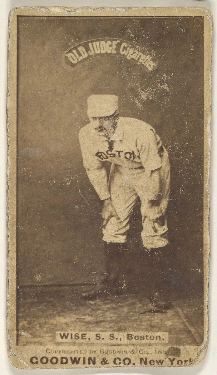 Wise, Shortstop, Boston, from the Old Judge series (N172) for Old Judge Cigarettes — Goodwin & Company