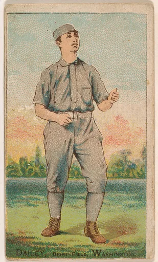 Dailey, Right Field, Washington, from the Gold Coin series (N284) for Gold Coin Chewing Tobacco