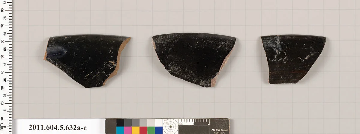 Terracotta rim fragments of kylikes (drinking cups) — Unknown