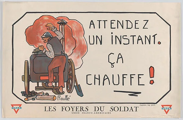 Attendez un instant ça chauffe! — Coquemer Imprimerie, Paris|Union Franco-Américaine|Rouffé