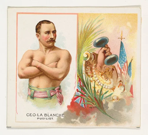 George La Blanche, Pugilist, from World's Champions, Second Series (N43) for Allen & Ginter Cigarettes