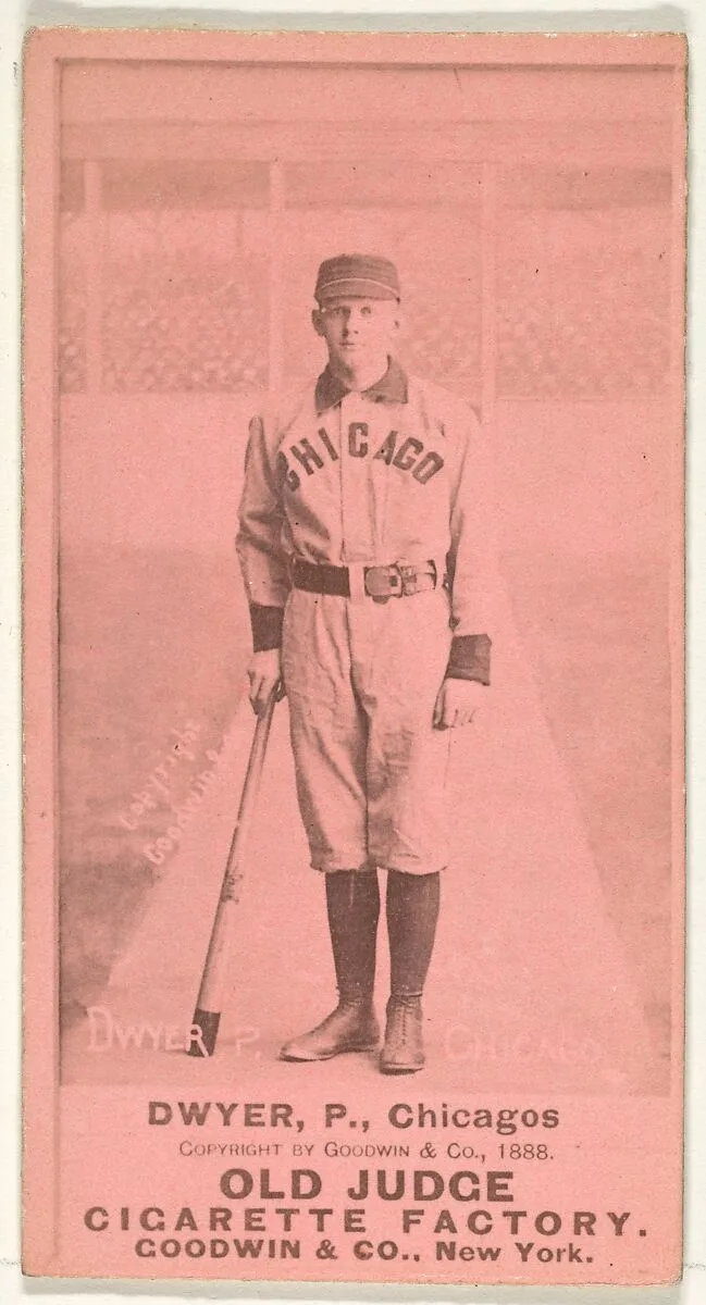Dwyer, Pitcher, Chicago, from the Old Judge series (N172) for Old Judge Cigarettes — Goodwin & Company