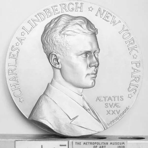 Col. Charles Augustus Lindbergh, Commemorating his New York to Paris Flight, May 20–21, 1927 — Georges-Henri Prud'homme