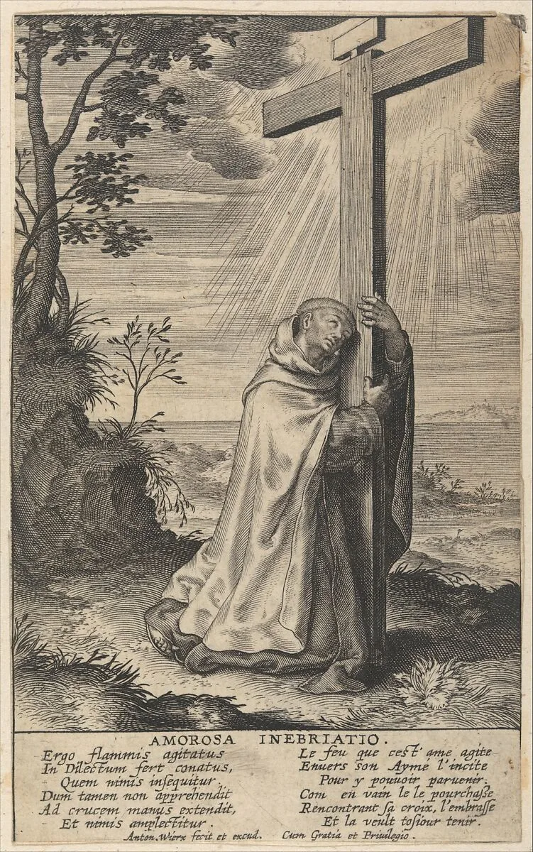 Amorosa Inebriatio from The Life of Saint John of the Cross — Antonius Wierix III