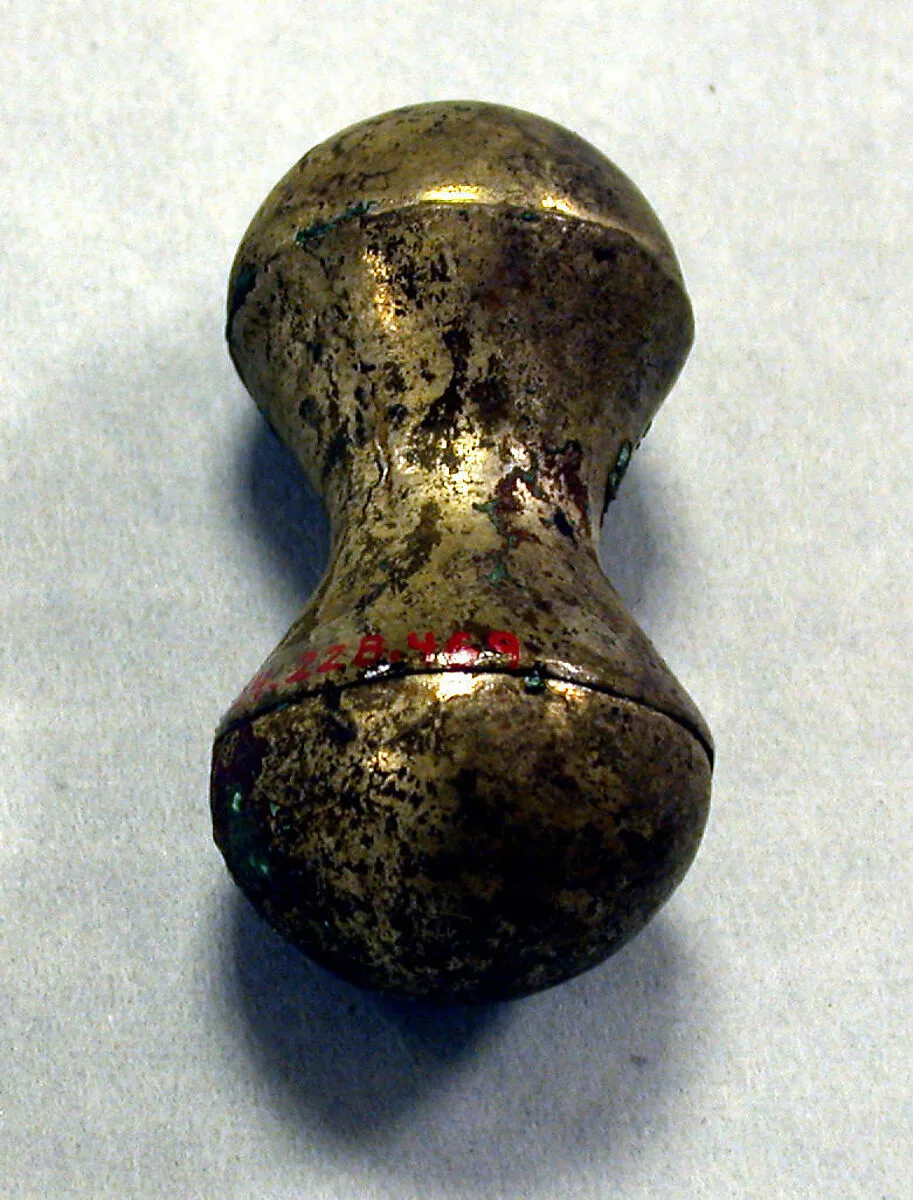Hammered Silver Peanut Ornament — Unknown