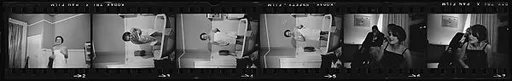 [16 Portraits of Isabelle Evans in Bathtub and at Party, New York City]