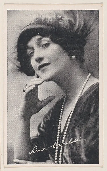 Lina Cavalieri from Kromo Gravure "Leading Moving Picture Stars" (W623) — Kromo Gravure Photo Company, Detroit, Michigan