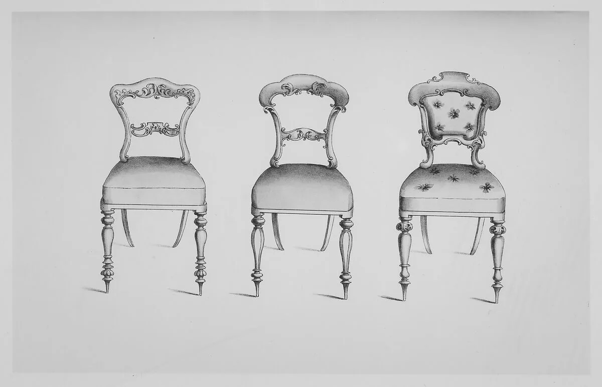 Specimens of Furniture in the Elizabethan & Louis Quatorze Styles. Adapted for Modern Imitation — Thomas King|John Weale