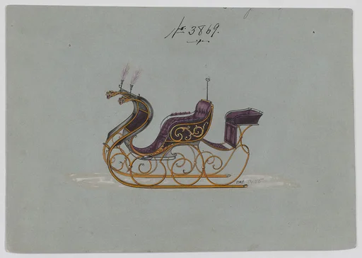 Design for Rumble Sleigh, no. 3869