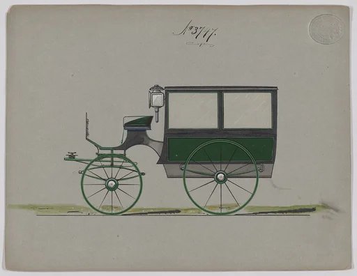 Design for Omnibus or Wagonette, no. 3747