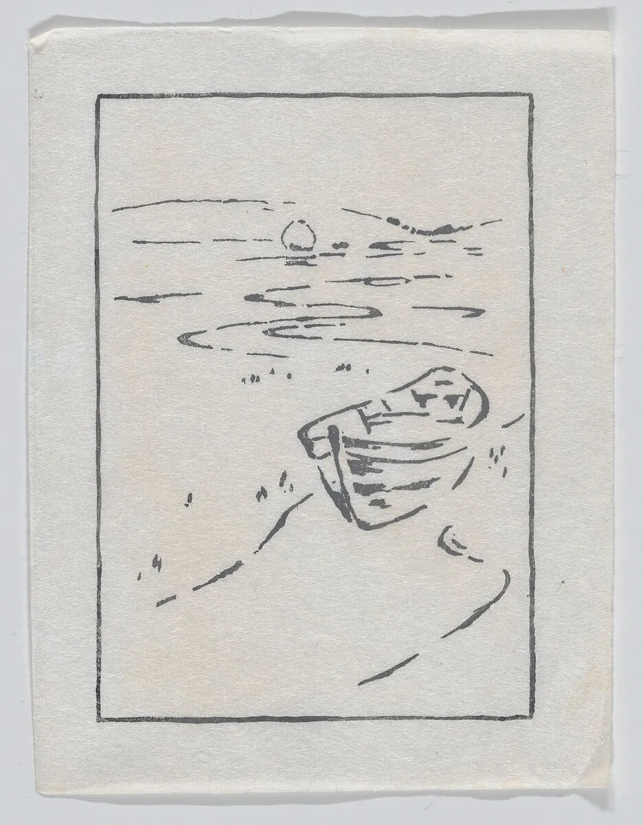 "The Derelict" or "The Lost Boat" — Arthur Wesley Dow