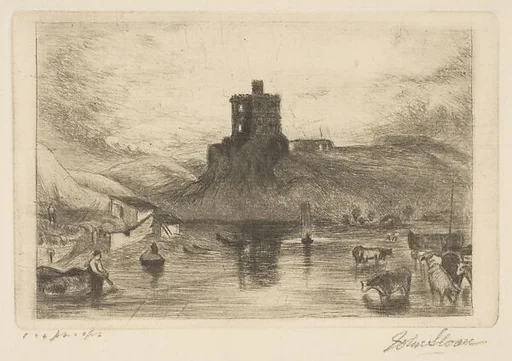 Dedham Castle, After Turner