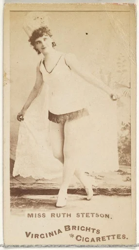 Miss Ruth Stetson, from the Actors and Actresses series (N45, Type 1) for Virginia Brights Cigarettes