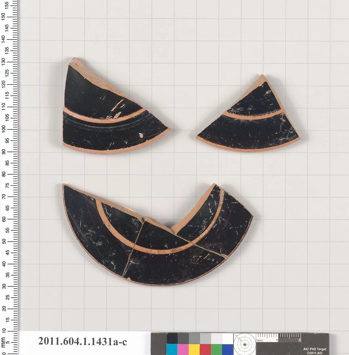 Terracotta fragments of kylikes (drinking cups) — Unknown
