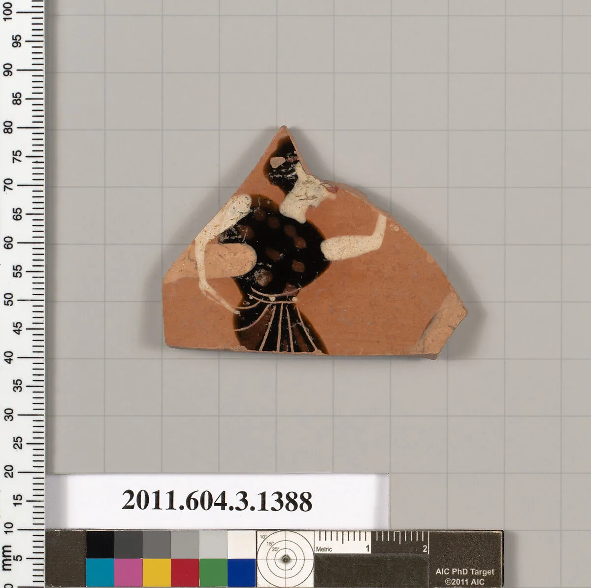 Terracotta fragment of a skyphos (deep drinking cup) — Unknown