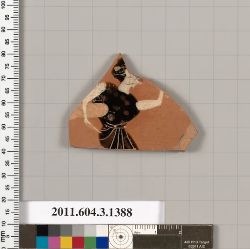 Terracotta fragment of a skyphos (deep drinking cup)
