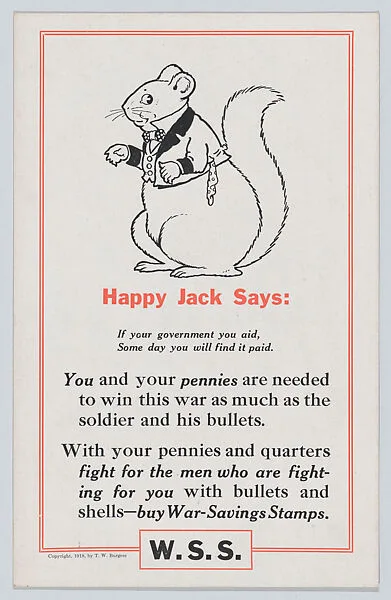 Happy Jack Says — Thornton W. Burgess