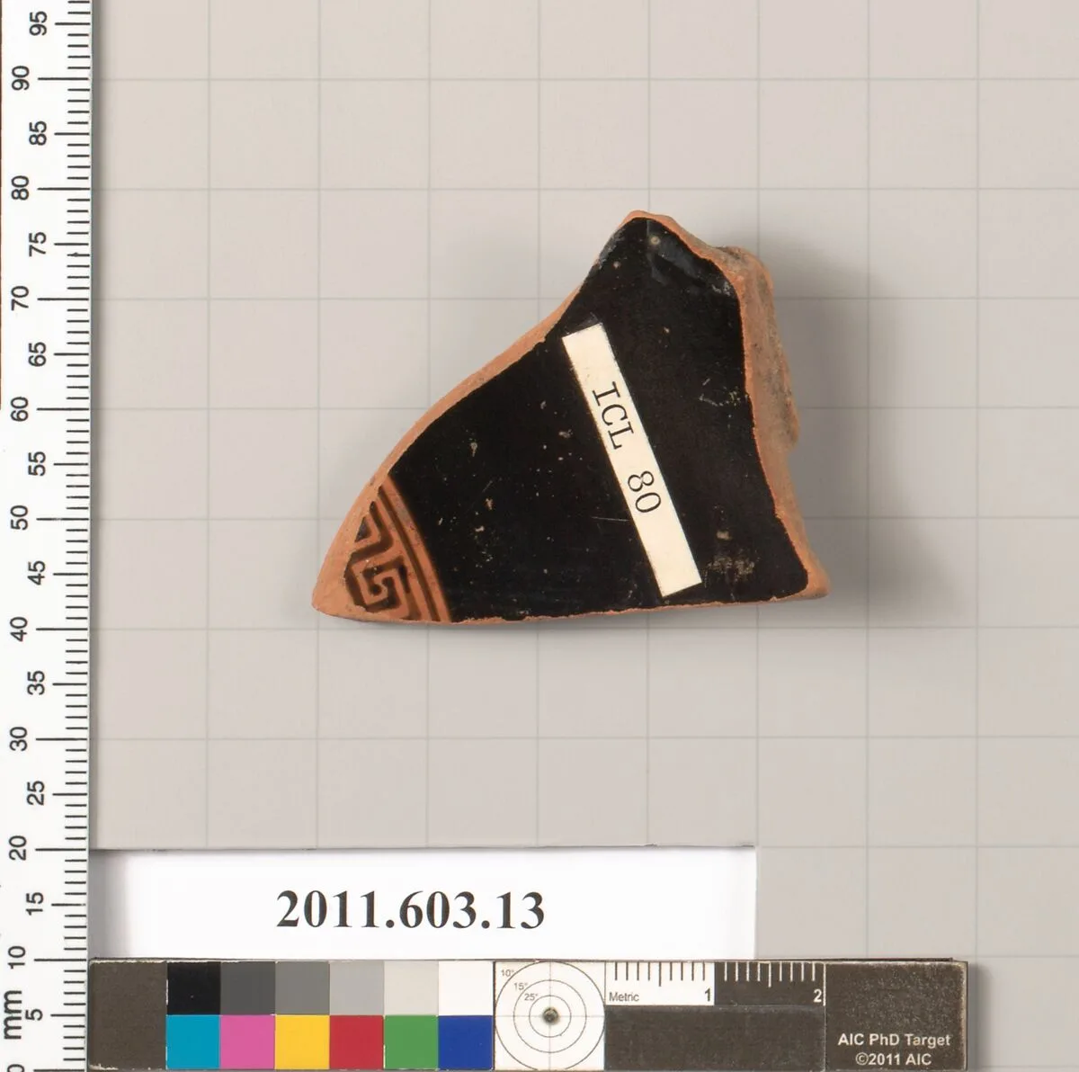 Fragment of a terracotta kylix — Unknown