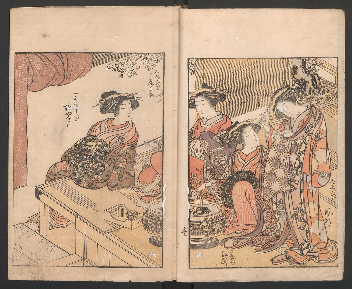 Untitled — Katsukawa Shunshō 勝川春章|Kitao Shigemasa